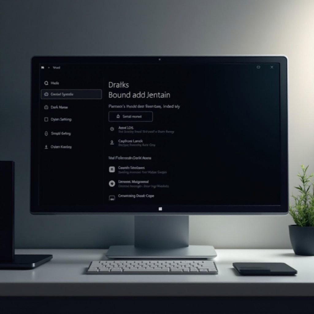 Passare alla modalità scura su Windows
